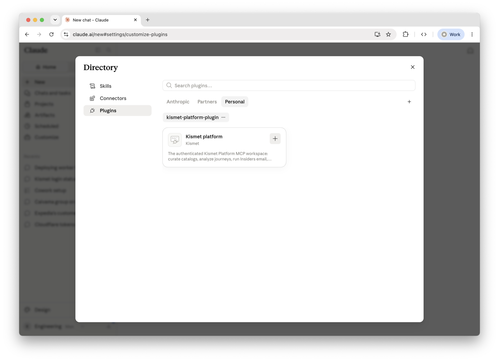 Step 4: Press + to install the plugin